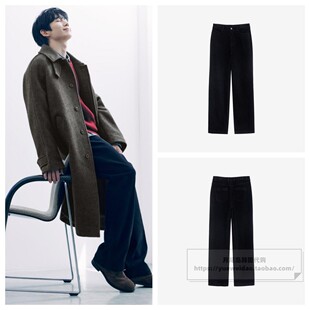 特价直邮Mind Bridge韩国代购26冬男士宽松阔腿休闲裤M1PT7173