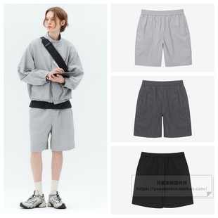 男士 夏款 韩国代购 海报款 MYHP3140 直邮Mind 阔腿休闲短裤 Bridge