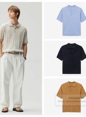 发货快直邮Mind Bridge男装韩国代购25夏短袖针织Polo衫MZKT31A1