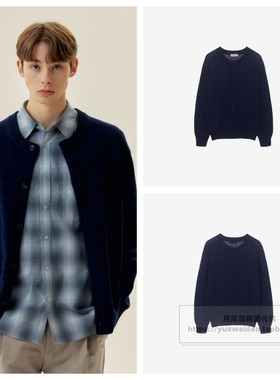 直邮Mind Bridge韩国代购25春男士高定弹力宽松针织开衫MZCD2172