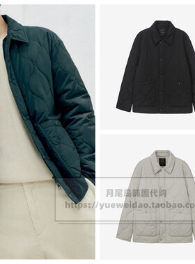 直邮Mind Bridge韩国代购男士秋冬短款压格轻量棉衣棉服MXJP7150