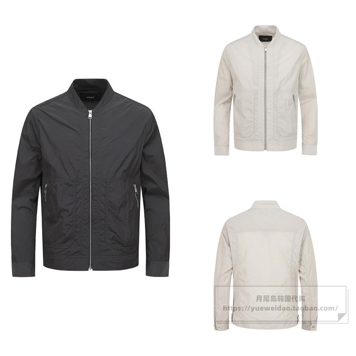 特价直邮ZIOZIA ANDZ 男装韩国代购春秋立领长袖夹克外套LFJ2100