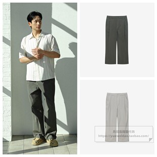 发货快直邮MindBridge韩国代购 海报款 阔腿休闲裤 M1PT3175 26夏男士