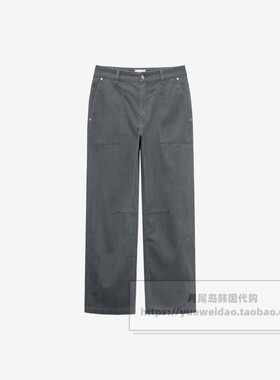 发货快直邮MindBridge韩国代购26夏男士海报款直筒牛仔裤M1DP3157
