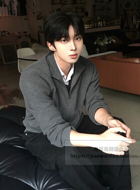 发货快直邮Mind Bridge韩国代购25冬男士含羊毛针织开衫MZCD7121