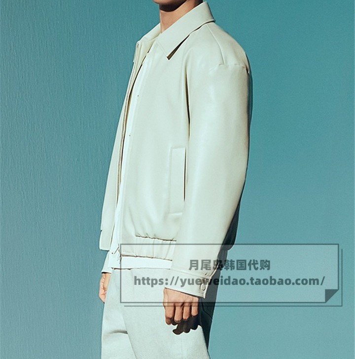 直邮mind bridge23春男装韩国代购pu宽松夹克外套mxjp2103