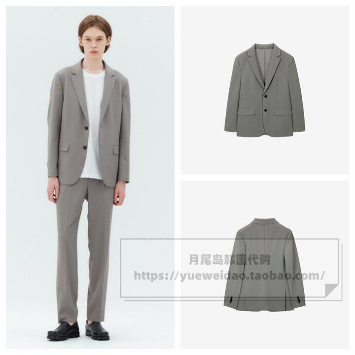 发货快直邮Mind Bridge夏男士韩国代购冰感弹力修身西服MYJK3104