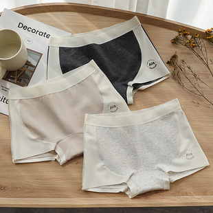 贴身日记轻运动四角内裤女一片式无痕防走光安全裤二合一平角短裤