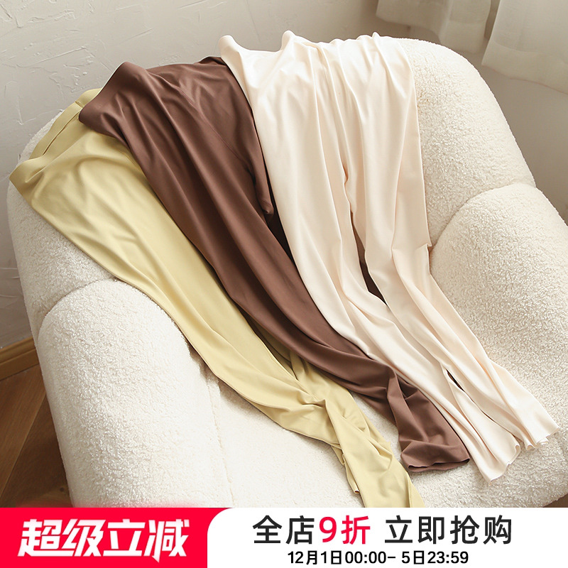 贴身日记薄款磨毛无痕保暖裤女