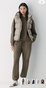 折扣马甲加拿大正品女士短款五格连帽羽绒马甲鹅绒700蓬去年款