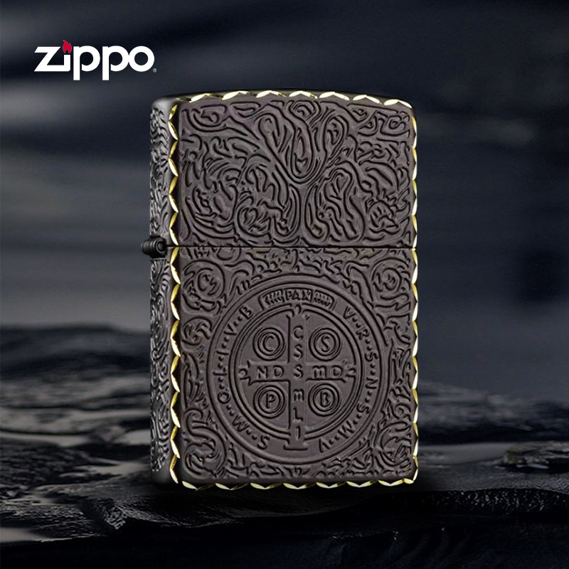 zippo打火机收藏正版 康斯坦丁防风煤油火机 收藏雕刻男士