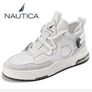 男士 运动鞋 NAUTICA 诺帝卡休闲板鞋 时尚 商场同款 潮流小白鞋