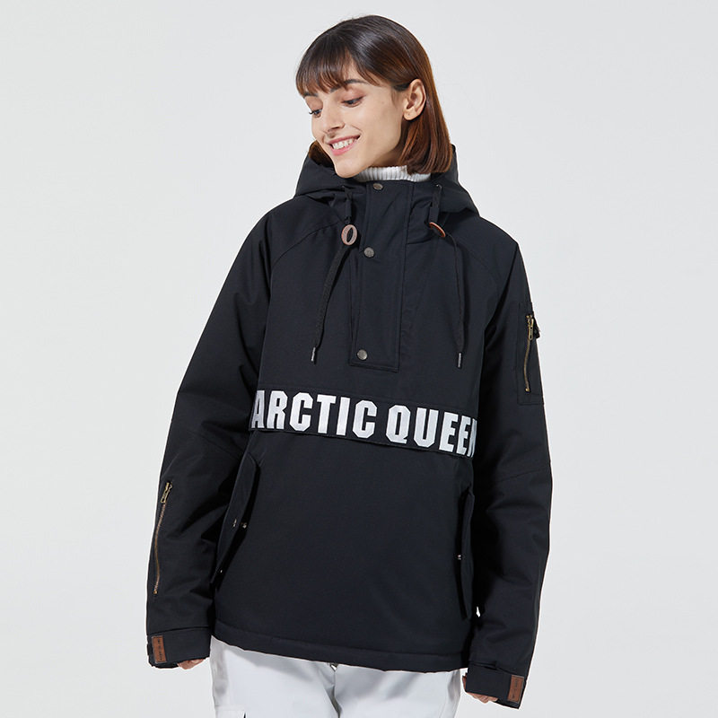 滑雪帽衫滑雪服女男情侣款单板滑雪衣保暖加厚滑雪服帽衫