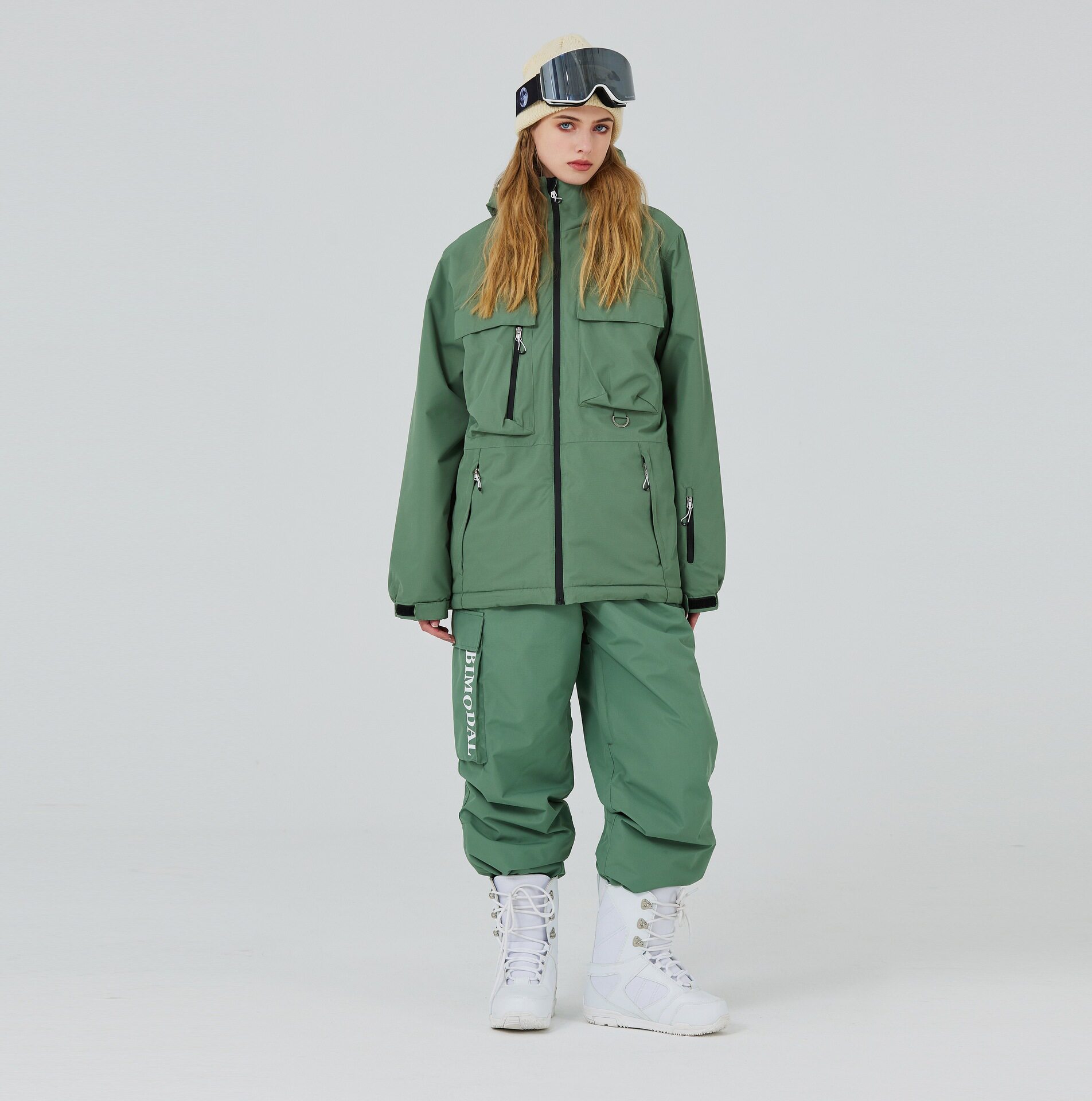滑雪服套装男女同款网红纯色单板双板新款滑雪