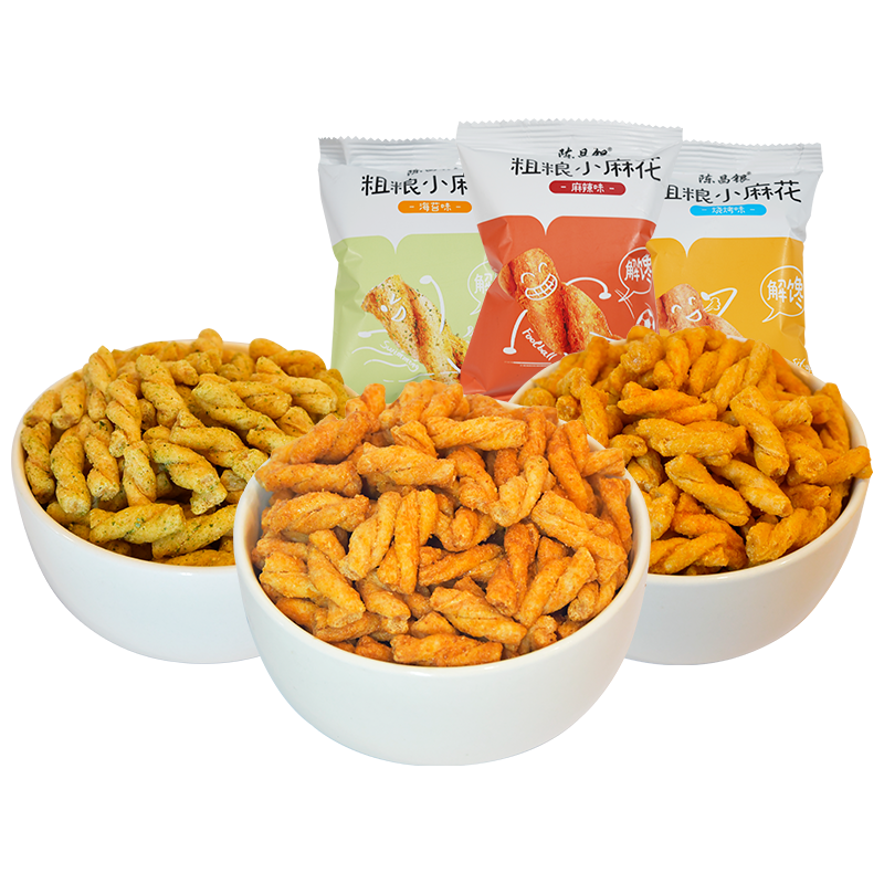 重庆特产陈昌银粗粮小麻花独立装500g网红办公室零食美食充饥