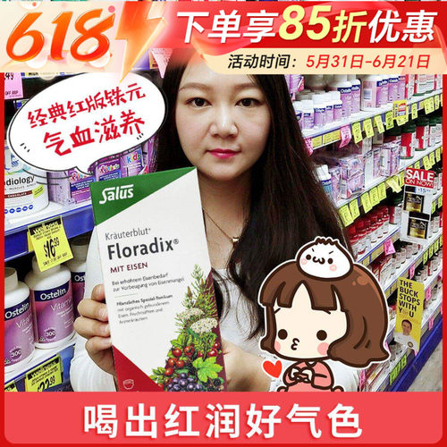 德国Floradix/铁元补铁口服液