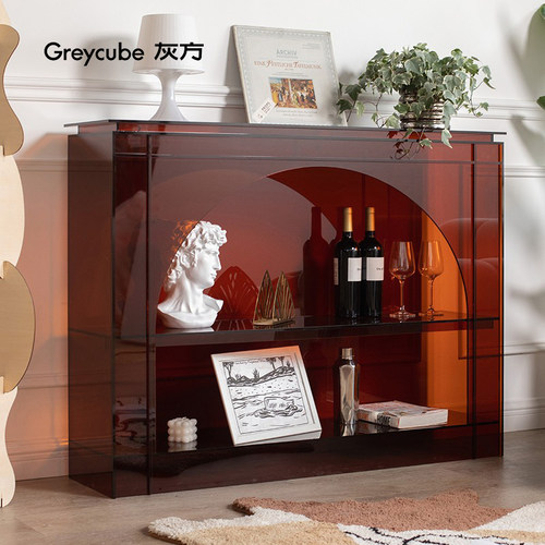 网红亚克力多层收纳玄关桌