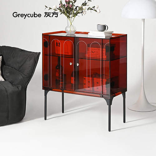 轻奢风客厅玄关靠墙收纳柜