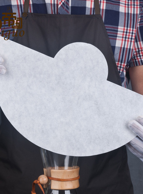 帝国 扇形手冲咖啡滤纸V60滤杯美式滴漏壶一次性锥形粉专用过滤纸