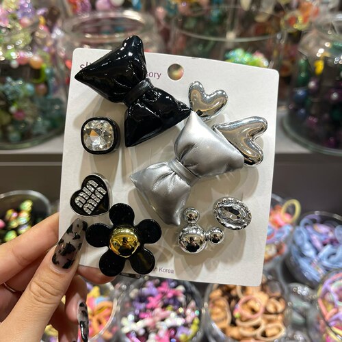 洞洞鞋鞋扣 韩国东大门代购新品可爱 蝴蝶结 装饰5