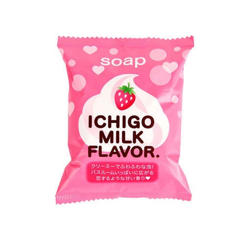 pelican日本嫩白草莓牛奶80g香皂