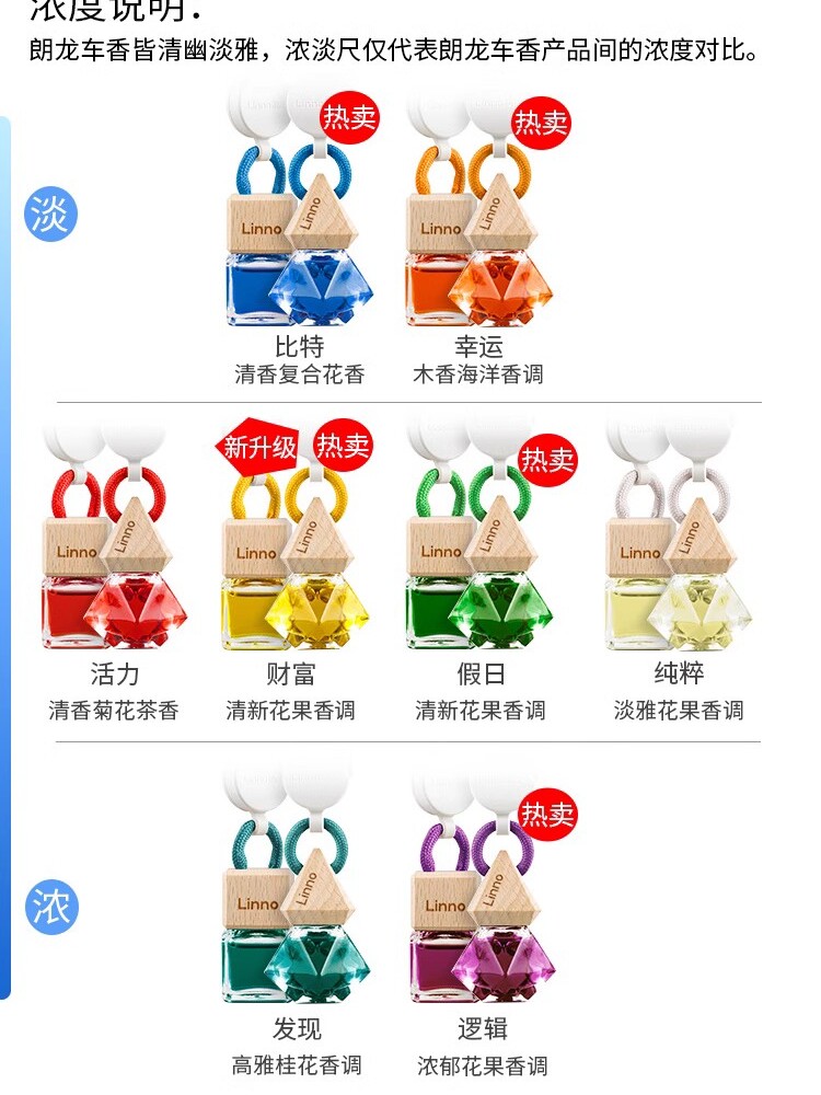 高档挂件朗龙浓郁好闻