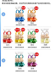 linno朗龙车载香水汽车香薰持久超香车内车用挂件高档正品 郎龙