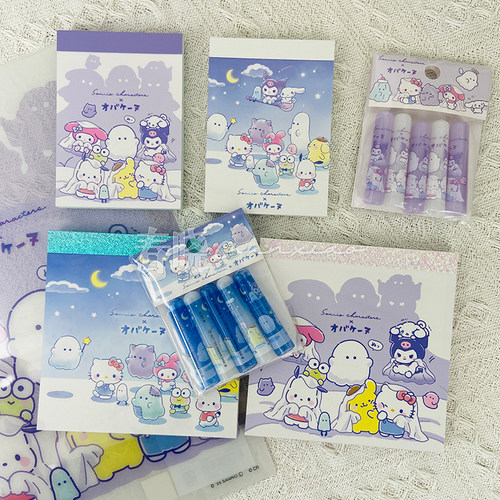 【15%off】日本crux三丽鸥幽灵限定款2B木制铅笔香味橡皮擦便签本