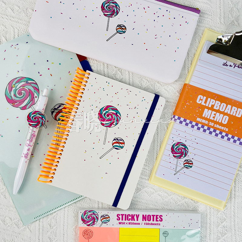 【40%off】日本sunstar冰淇淋甜甜圈限定多巴胺配色线圈本便签,文具电教/文化用品/商务用品,便签本/便条纸/N次贴,淘宝优惠券,粉丝福利购,淘宝优惠卷