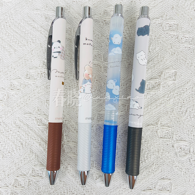 【20%off】日本pentel派通猫咪小胖鸟熊猫可爱小熊限定自动铅笔
