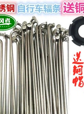 10根13K304不锈钢辐条13号日本自行车辐条13g山地车幅条车条2.2mm