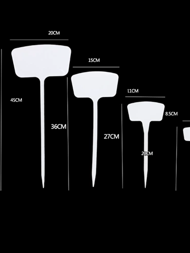 Вентилятор -пластиковый садовый цветок сгущающимся пластиковой подпись