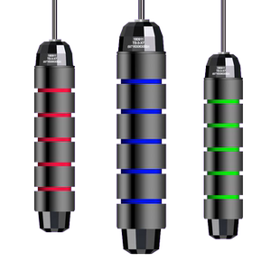 钢丝绳跳绳健身运动小学生计数器成人训练跳神儿童负重专业绳