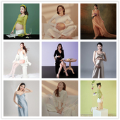 艺术照在家拍时尚 孕妇拍照服装 新款 影楼孕妇拍照摄影写真拍照礼服