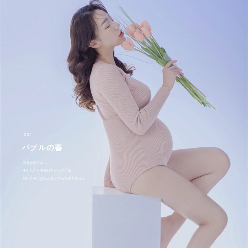 影楼2025新款孕妇私房写真包身高弹连体衣拍照相衣服孕妇摄影服装