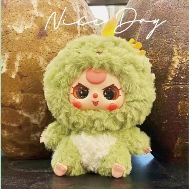 【清仓款】正版现货baby three娃三岁十二生肖系毛绒潮玩盲盒玩具