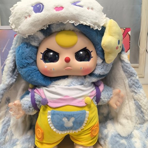 【确认款】Baby three娃三岁晚安宝宝1000%大体毛绒盲盒潮玩摆件