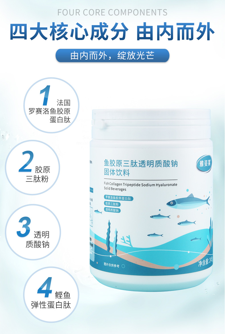 胶原三肽小分子玻尿酸弹性蛋白肽