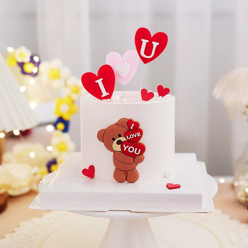 软胶LOVE爱心小熊插件