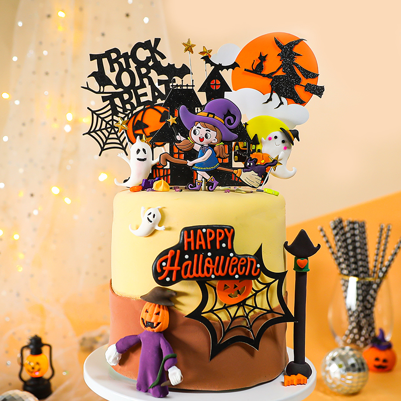 魔法扫帚女孩软陶插件