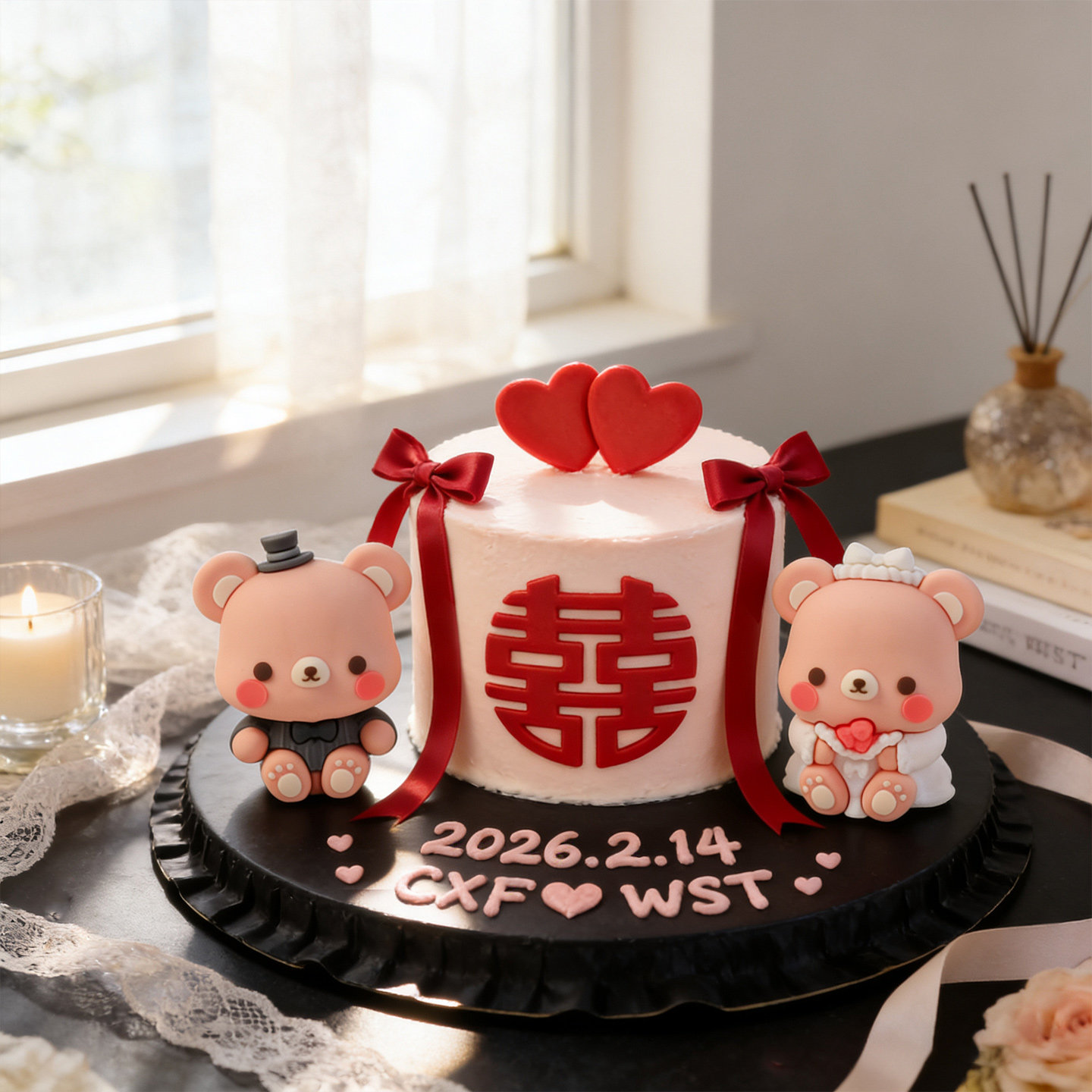 卡通新郎新娘小熊玩偶摆件婚礼求婚订婚情人节蛋糕装饰插牌插件,节庆用品/礼品,节日装扮用品,淘宝优惠券,粉丝福利购,淘宝优惠卷