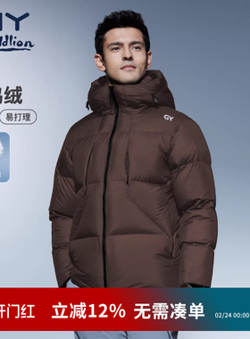 金利来GY运动户外风2026年春季90绒子高蓬短款经典加厚面包羽绒服