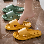 防滑漏水拖鞋 男女夏浴室速干情侣室内镂空居家静音透气洗澡凉拖鞋