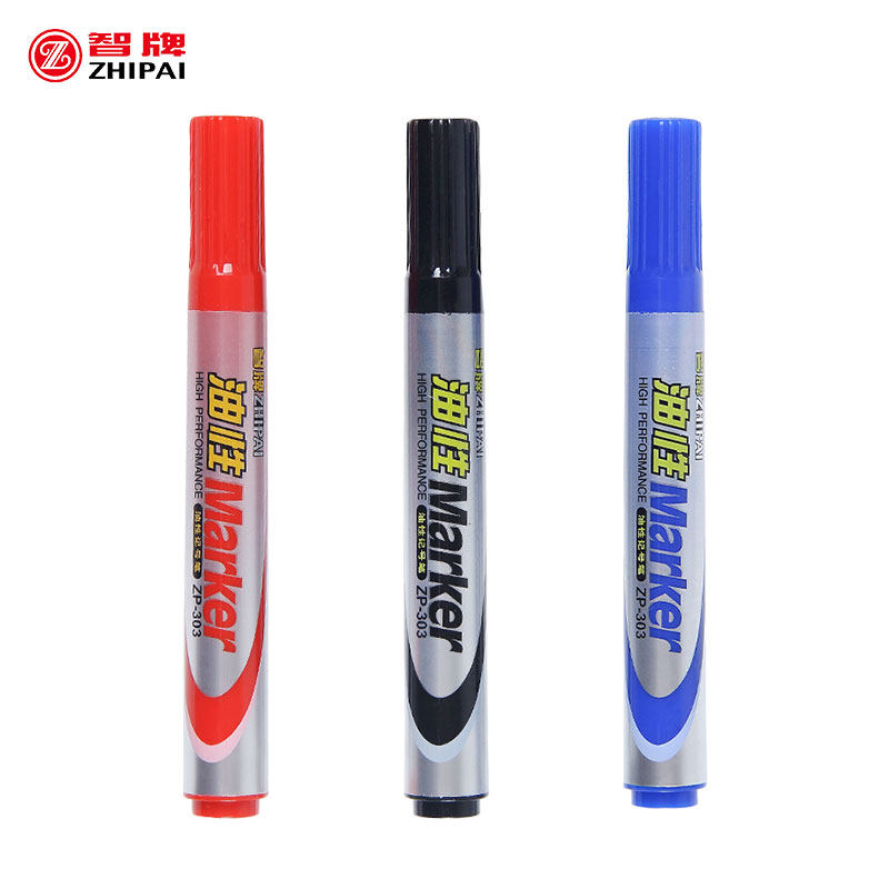 智牌ZP303油性记号笔黑色油性笔勾线笔墨水彩色粗头马克笔红防水不掉色快递大头笔不可擦粗笔粗头记号包装笔,文具电教/文化用品/商务用品,记号笔,淘宝优惠券,粉丝福利购,淘宝优惠卷