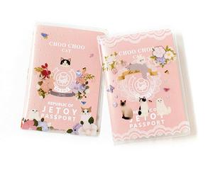 韩国简约淑女可爱短款机票护照夹 护照保护套 旅行卡包证件护照包