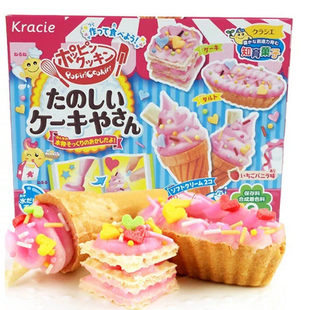 日本食玩 嘉娜宝kracie冰淇淋甜筒女孩DIY自制手工糖果益趣园食完