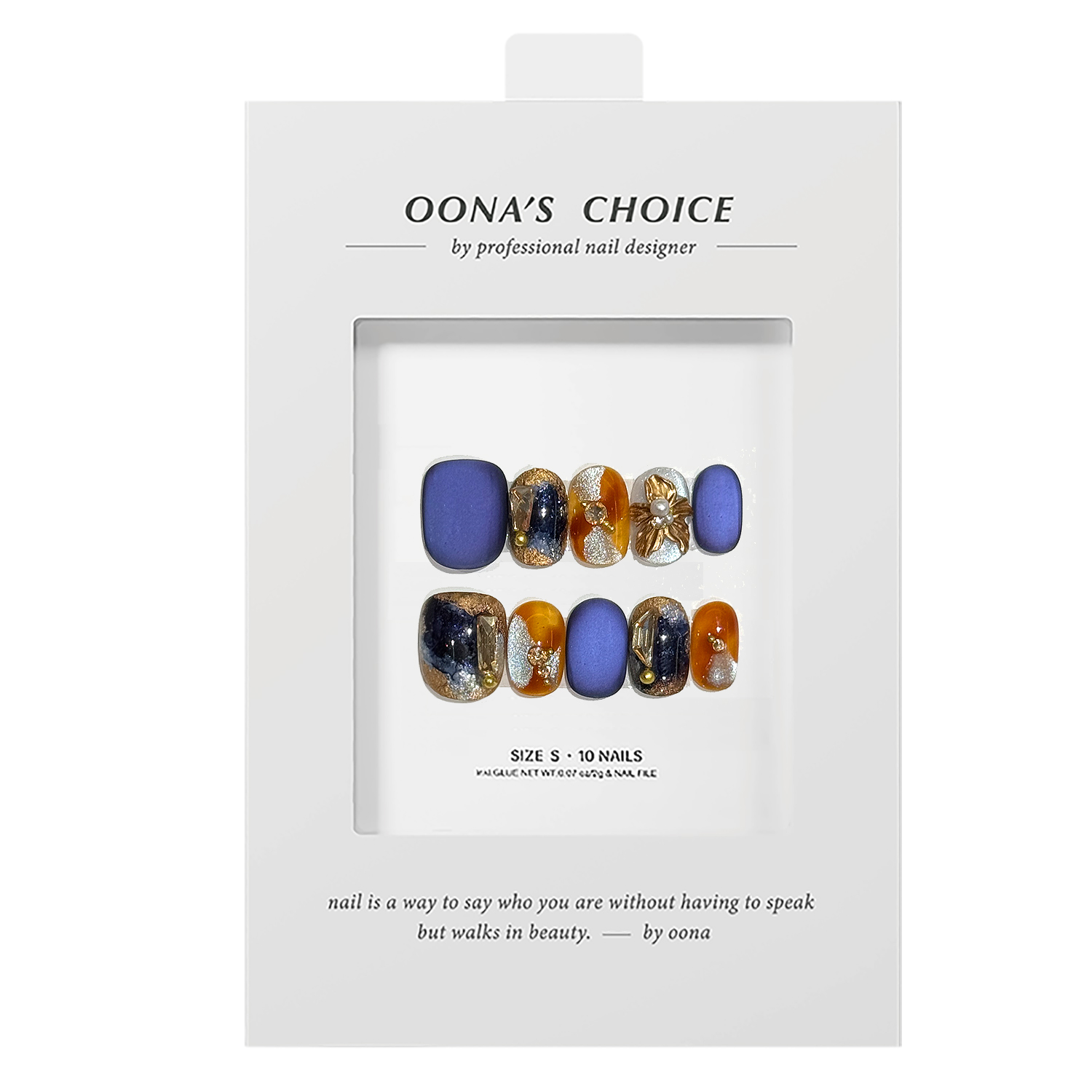 【秘境】秋冬全华钻设计款晕染美甲高级感显白雕花短甲穿戴甲