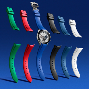 ZENITH真力时旗舰运动系列表带瑞士官方橡胶表带男女