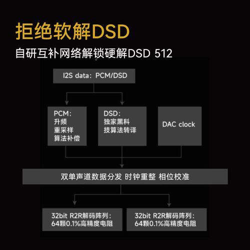 特x Duoo乂度R2RR2R旗舰一DAC模块 黑胶调走向精挑千分之电阻
