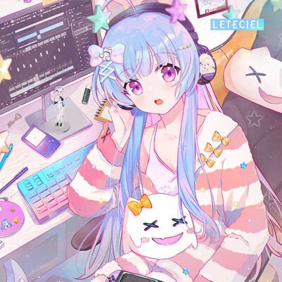 星见夏空LETECIEL 倾听LISTEN 头戴式HIFI封闭式监听耳机